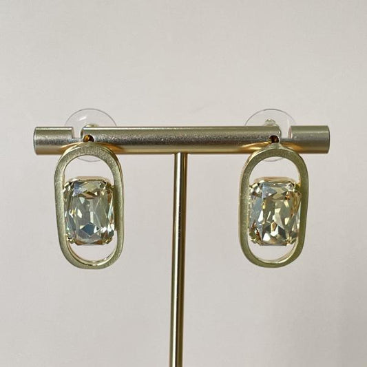 ARETES AURA CRISTAL DORADO