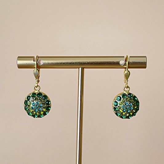ARETES STELLA CRISTAL VERDE