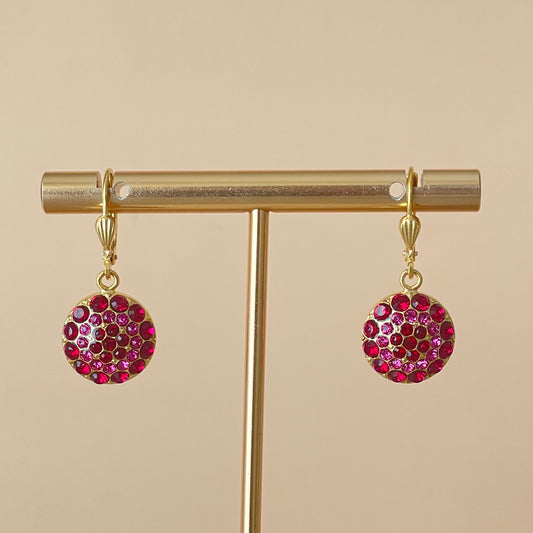 ARETES STELLA CRISTAL ROSA
