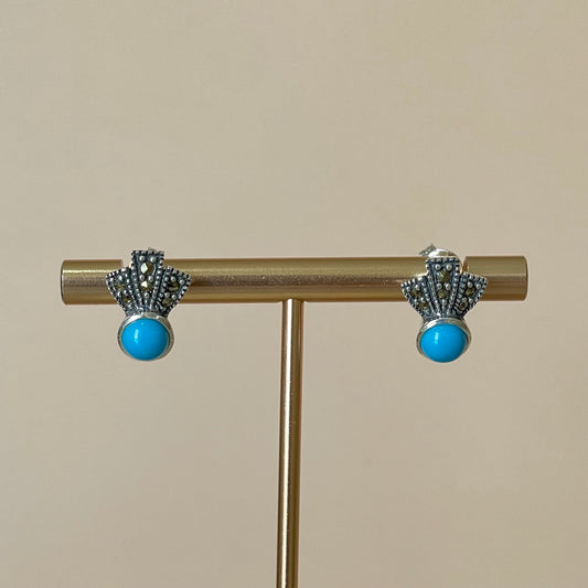 ARETES RAIN TURQUESA
