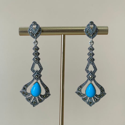 ARETES ZAZIL TURQUESA