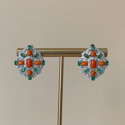 ARETES LILYT NARANJA