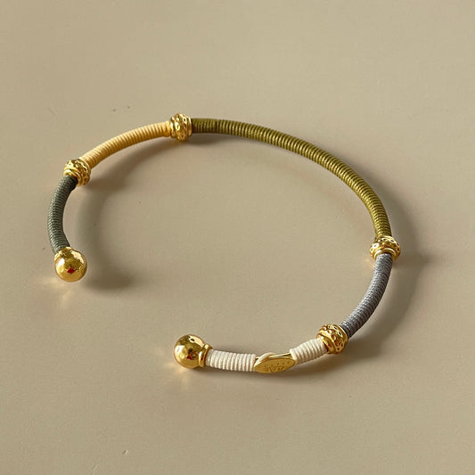 BRAZALETE ZANZIFULL -OLIVO