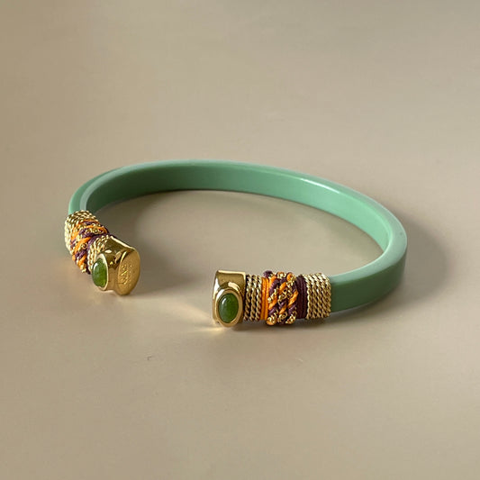 BRAZALETE SARINA - VERDE VESUVIANITE