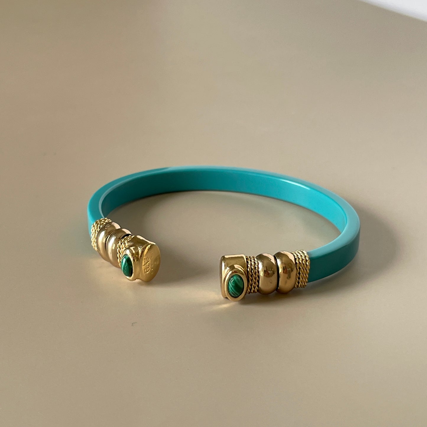 BRAZALETE SARINA -TURQUESA MALAQUITA