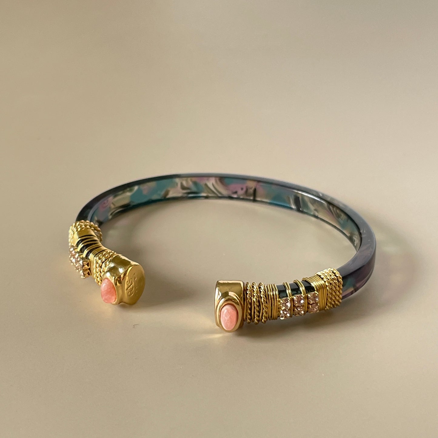 BRAZALETE SARINA - CUARZO ROSA CRISTAL