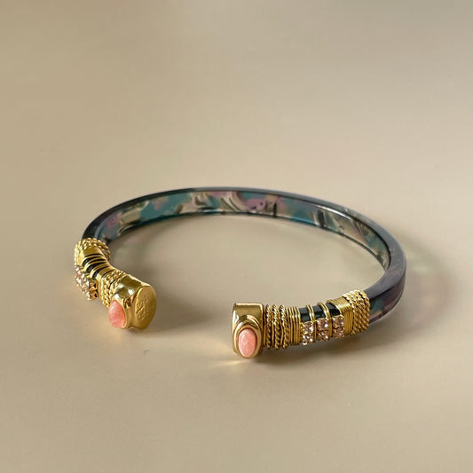 BRAZALETE SARINA - CUARZO ROSA CRISTAL