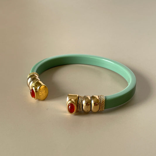 PULSERA SARINA -RED OPAL