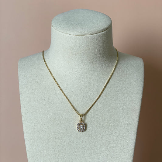 COLLAR DIJE CRISTAL CLASICO