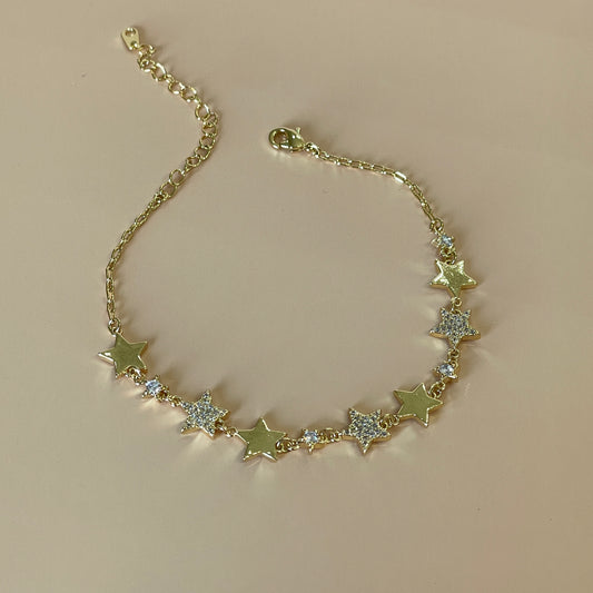 PULSERA ESTRELLA CON LUNITAS