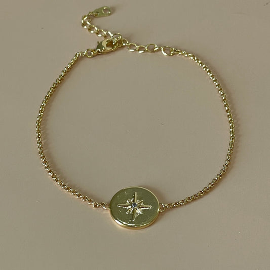 COLLAR MONEDA CON ESTRELLA BELEN
