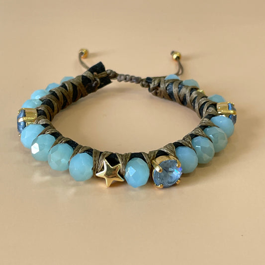 PULSERA FAVORITA PIEDRA AZUL NUBE