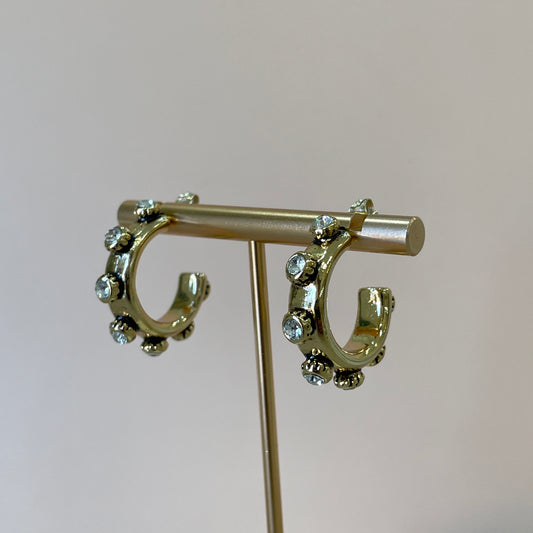 ARRACADAS VICTORIA CON CRISTAL