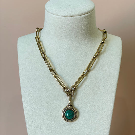 COLLAR SHIELDED MALAQUITA