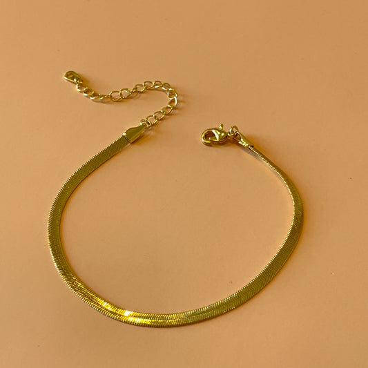 PULSERA PLANA GOLD