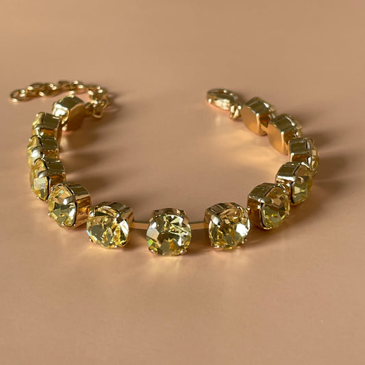 PULSERA SHINE AMARILLO PASTEL -G