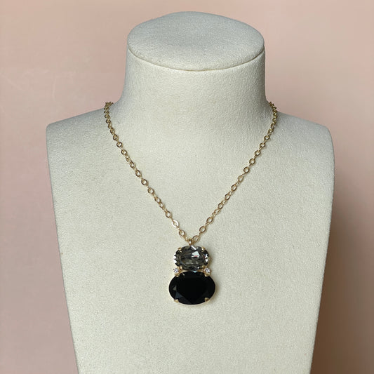 COLLAR DUBLIN GRIS Y NEGRO