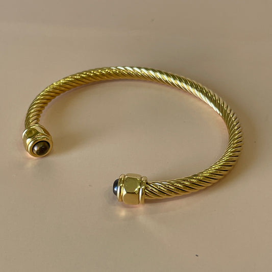 BRAZALETE GOLD OJO DE TIGRE