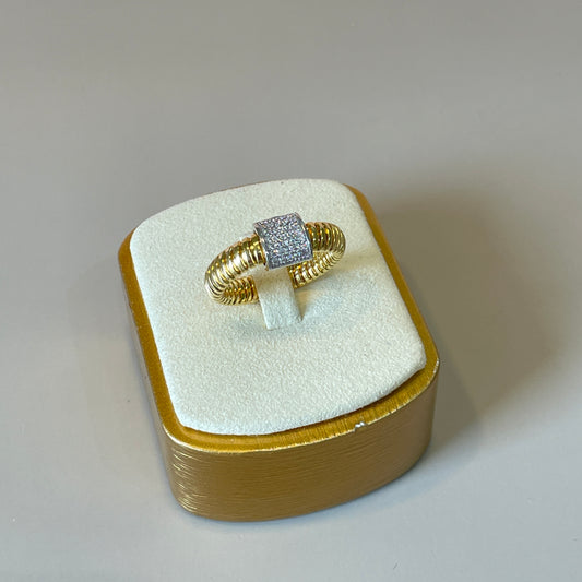 ANILLO LUANNE SILVER GOLD