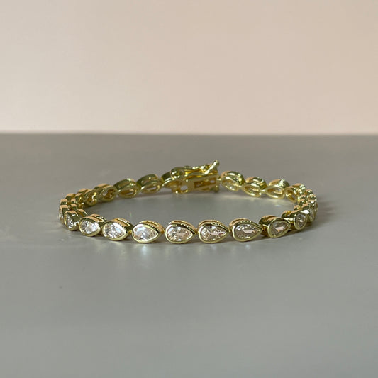PULSERA DROP CON CRISTAL
