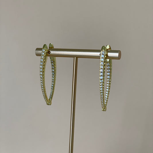 ARRACADAS ARCO CON CRISTAL