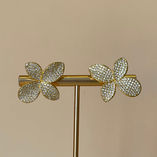 ARETES FLOR GOLD
