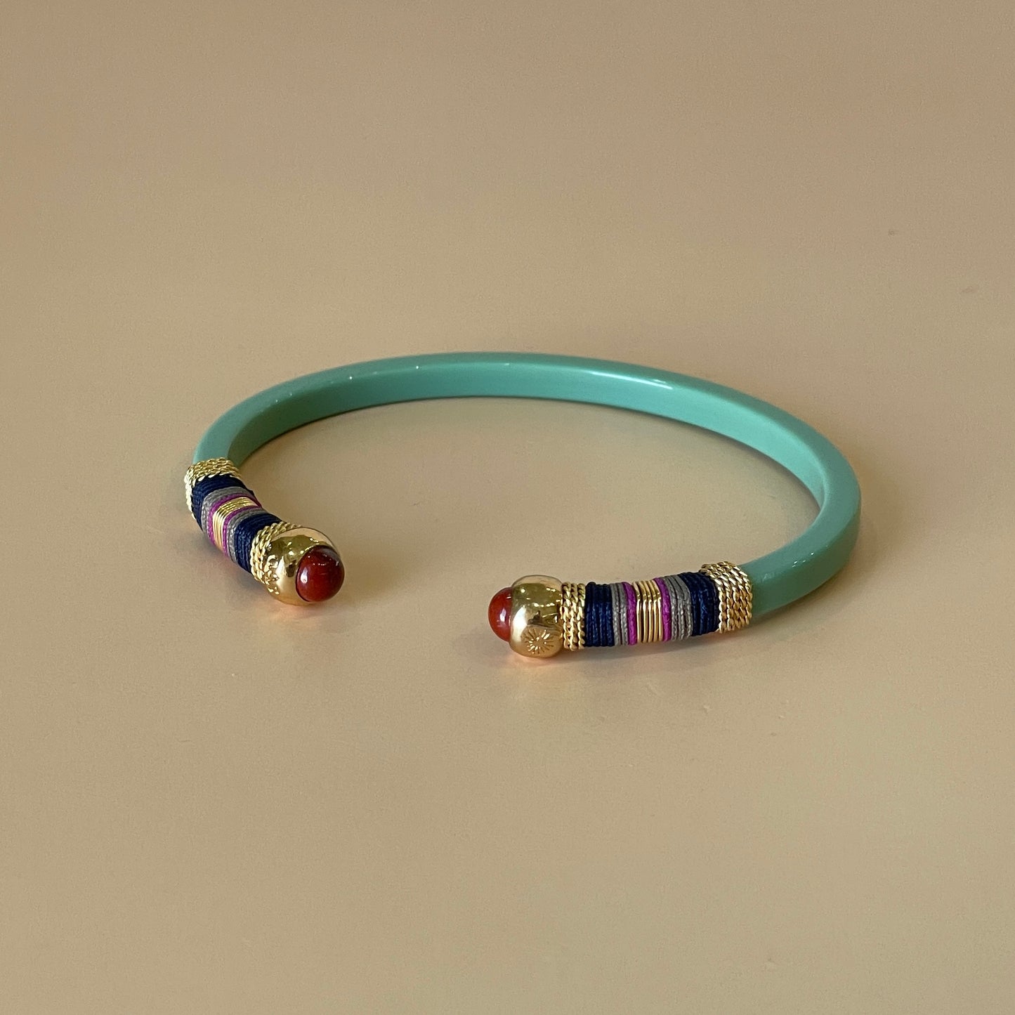 BRAZALETE SARI OPAL -HILO NAVY JASPER