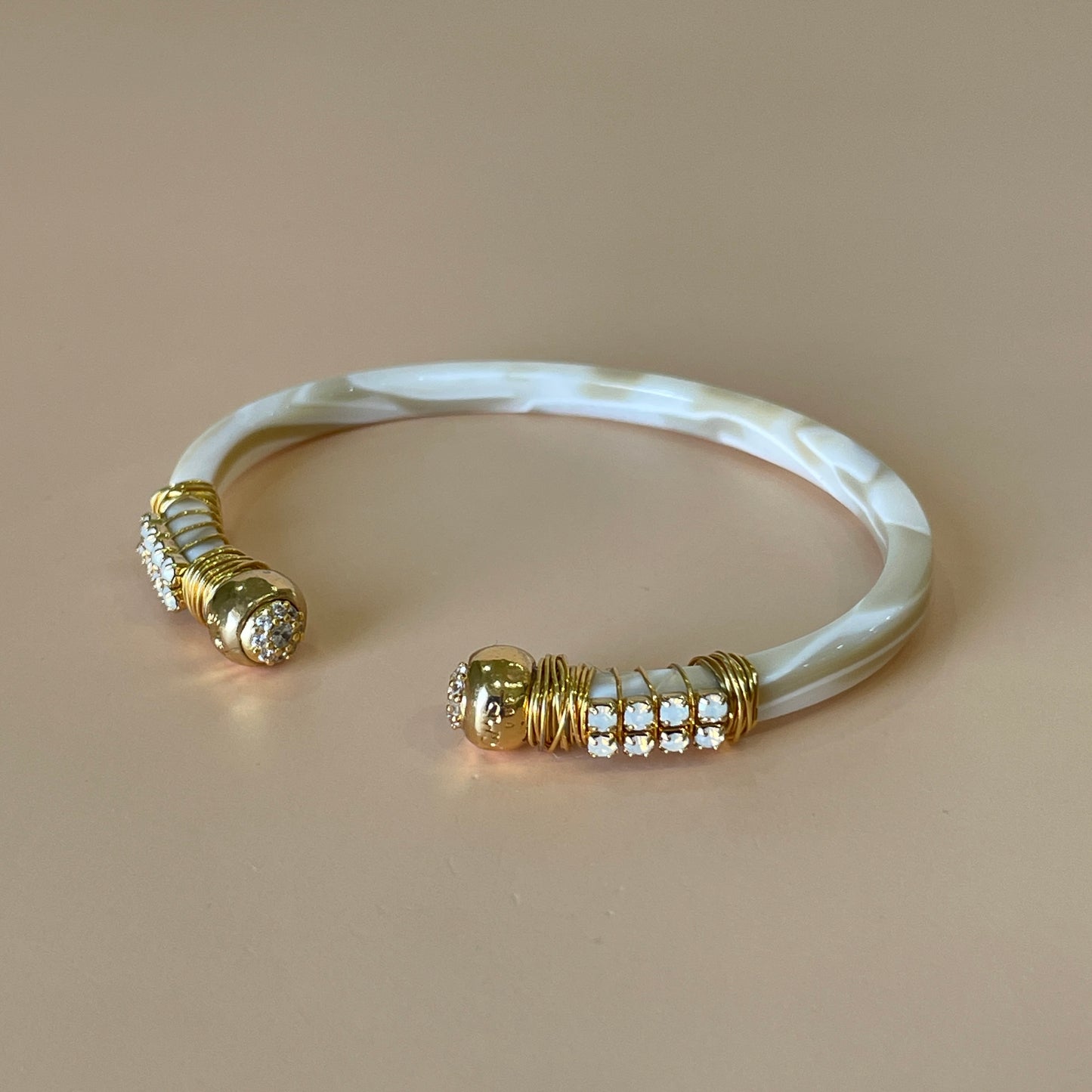 BRAZALETE SARI IVORY -CRYSTAL