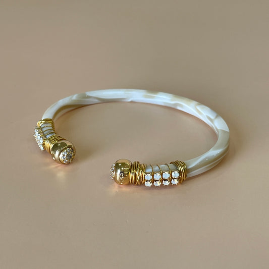 BRAZALETE SARI IVORY -CRYSTAL