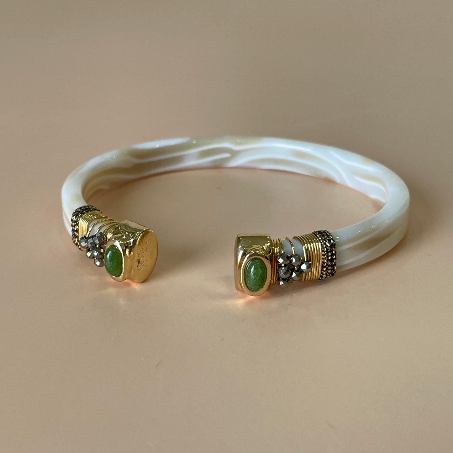 BRAZALETE SARINA IVORY - VERDE