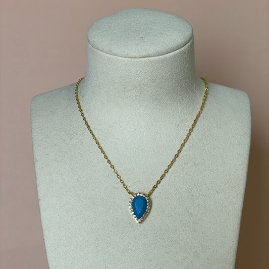COLLAR DROP TURQUESA