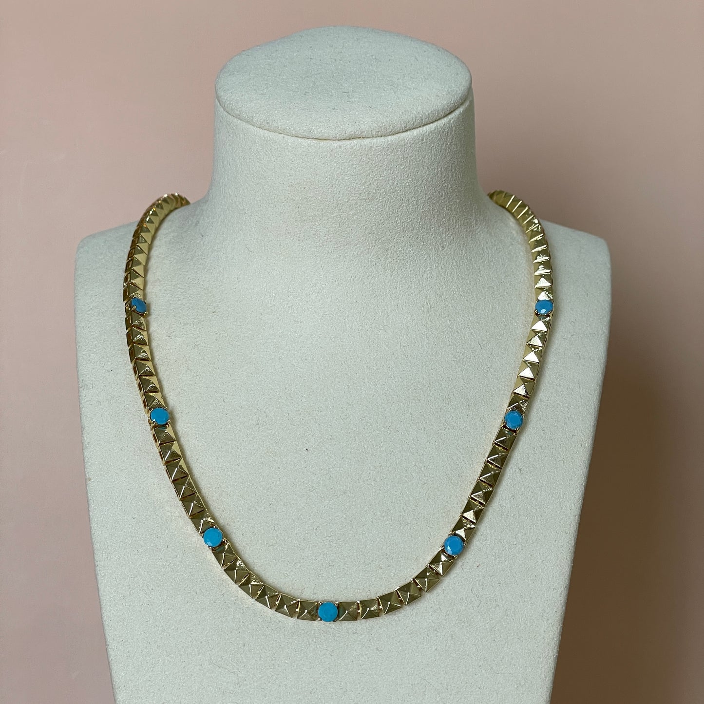 COLLAR ESTOPEROL CON TURQUESA