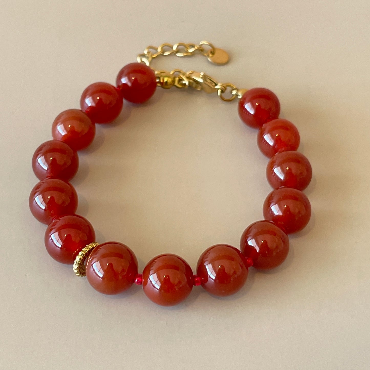 PULSERA MOROCCO ROJO