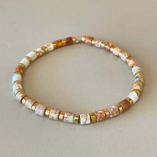 PULSERA DUNA JASPE -IVORY