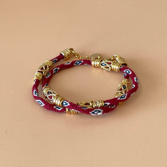 BRAZALETE LIMA ENROLLABLE ROJA