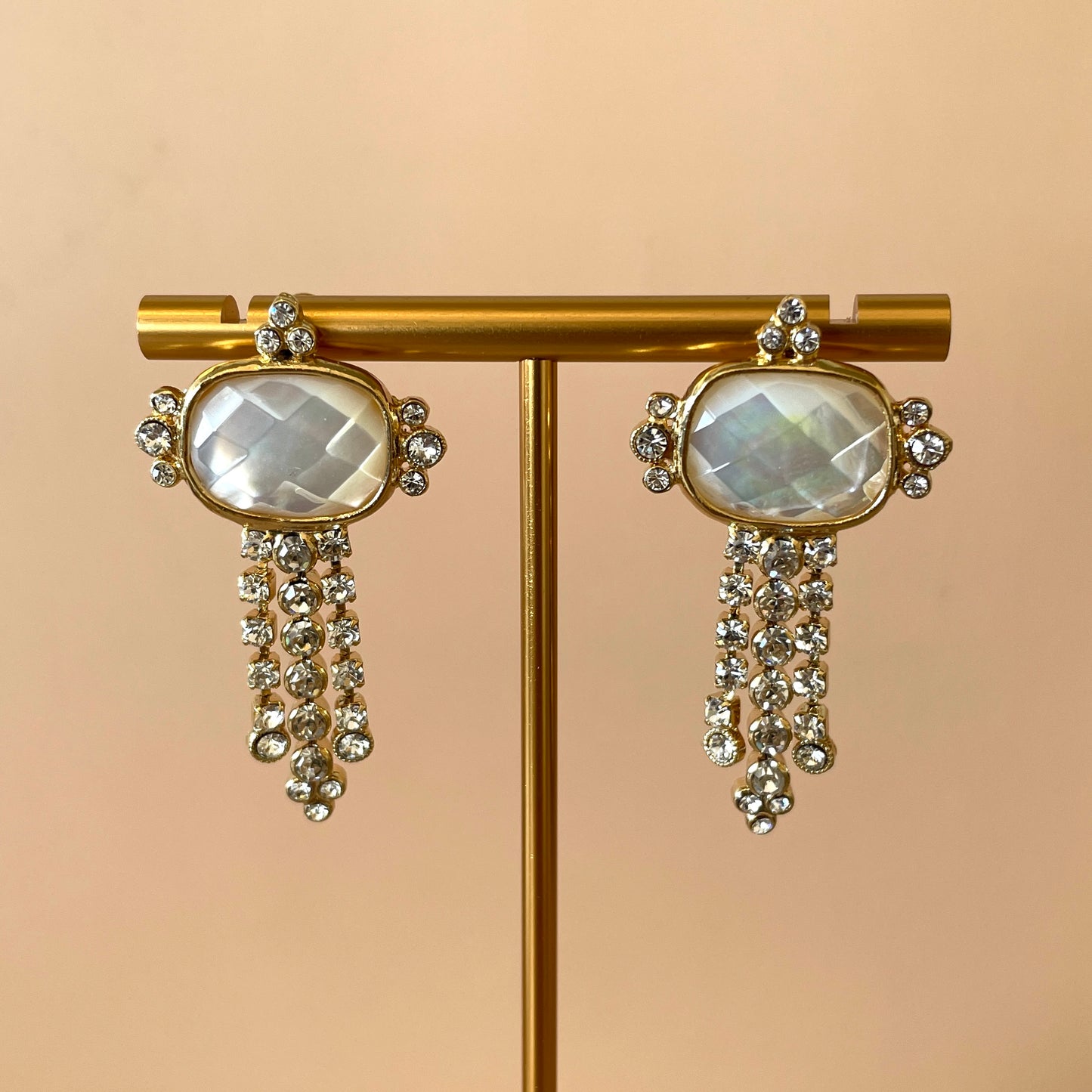 ARETE TIKI LARGO MADRE PERLA