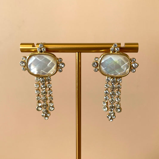 ARETE TIKI LARGO MADRE PERLA