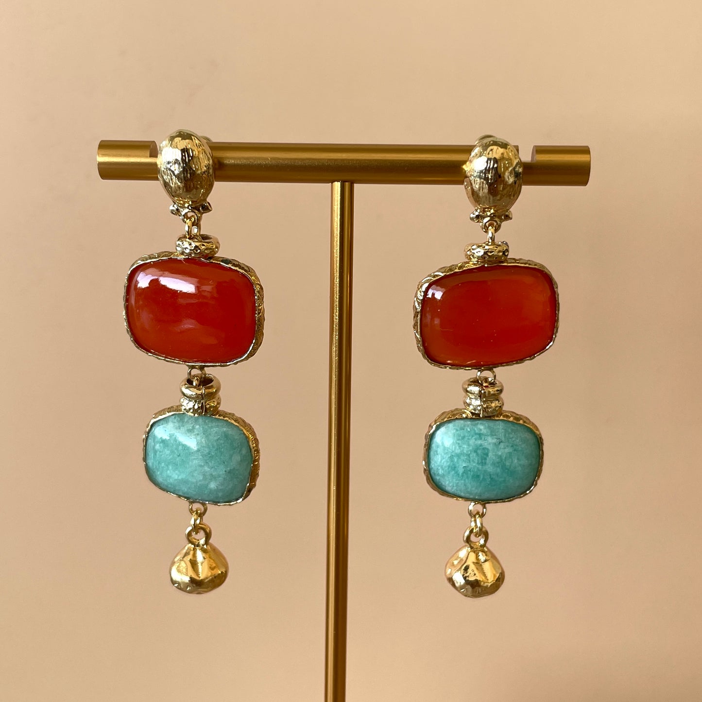 ARETE SILENE GREEN AVENTURINE & BROWN