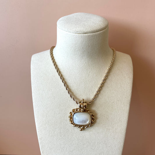 COLLAR AMARANTE JASPE IVORY