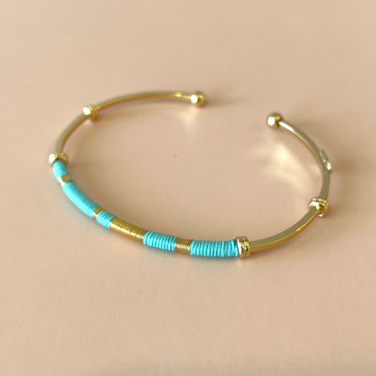 BRAZALETE ZANZIBAR GOLD -MENTA
