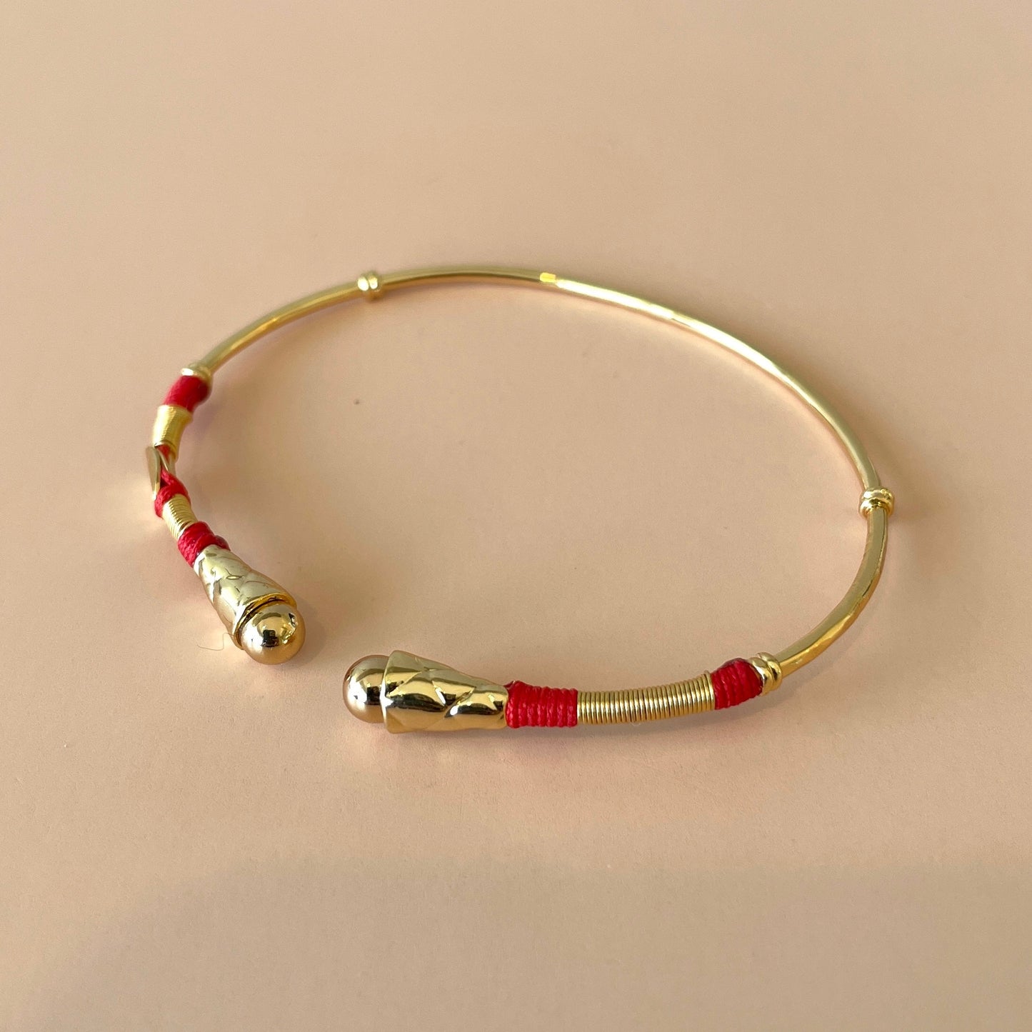 BRAZALETE EPIQUE GOLD -ROJO