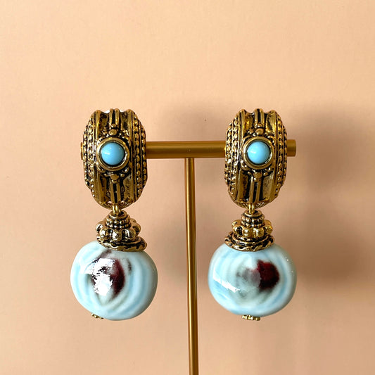 ARETES AURELLE AZUL
