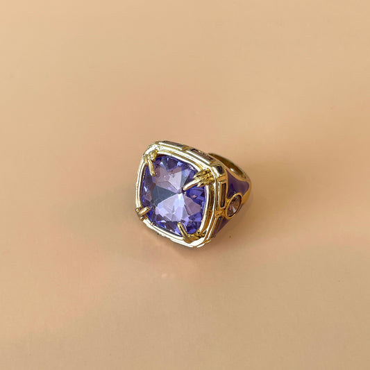 ANILLO PALLAZZO GRASSI LAVENDER