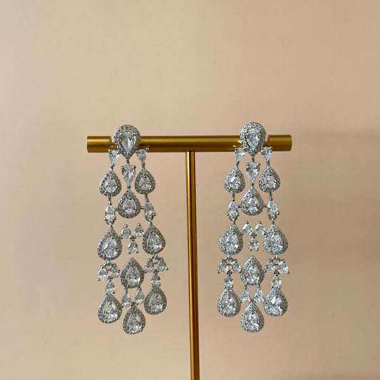 ARETE LIZ CANDELABRO SILVER