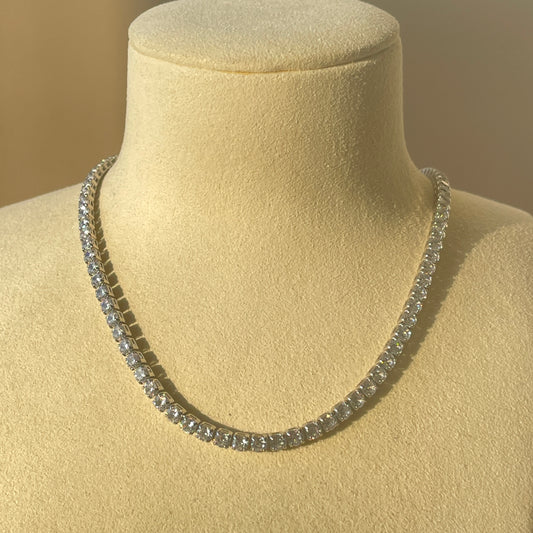 COLLAR TENNIS SILVER