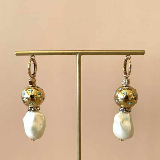 ARETES COMETE TURQUESA