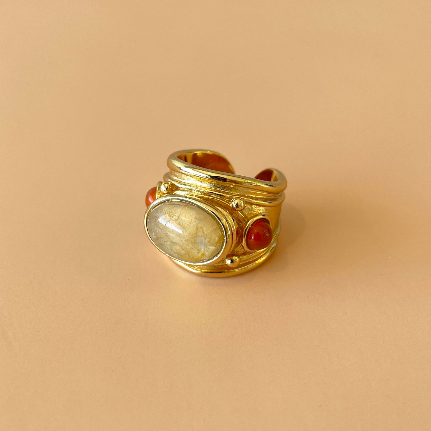 ANILLO SIMONE CITRINO -NARANJA