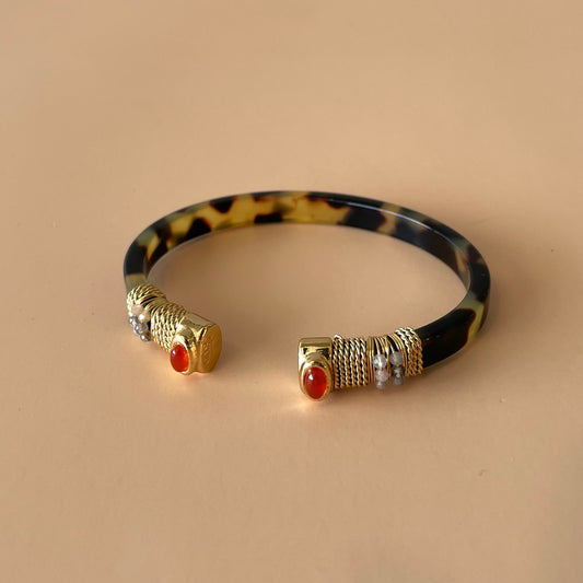 BRAZALETE SARINA CAREY -NARANJA