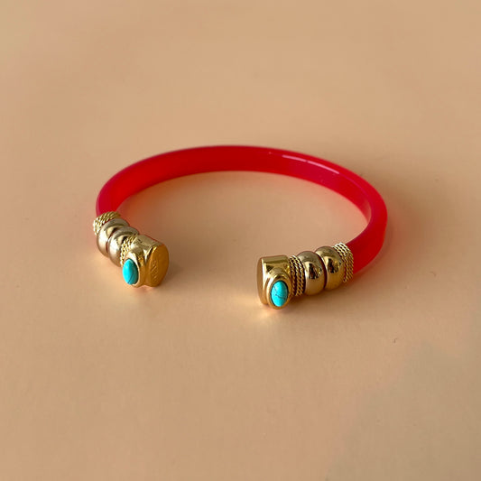 BRAZALETE SARINA ROSA -TURQUESA