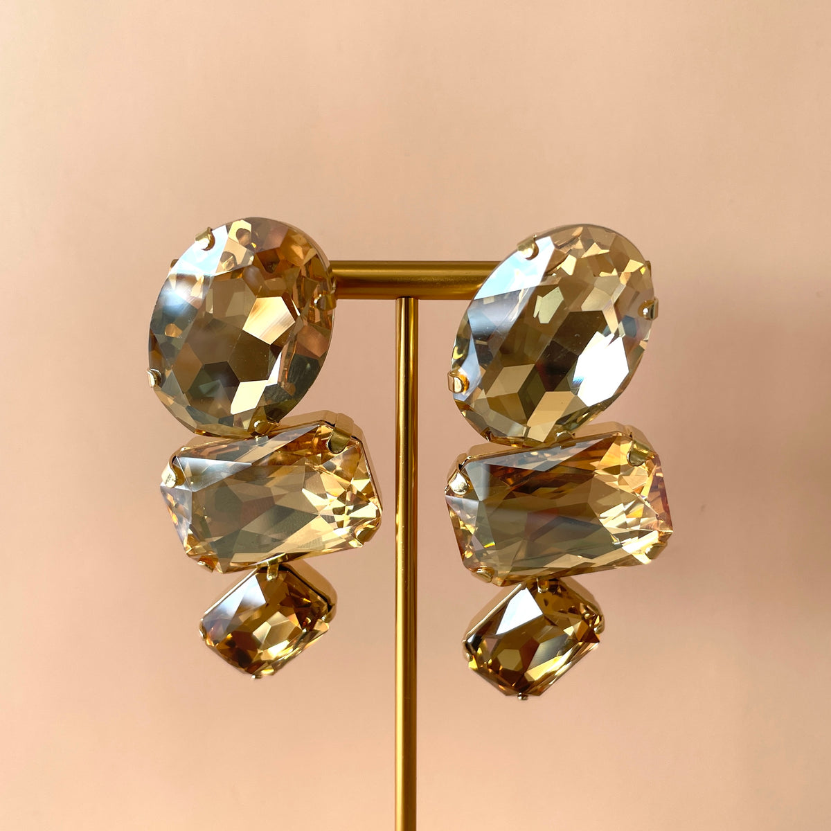 ARETES FLASHY DORADO